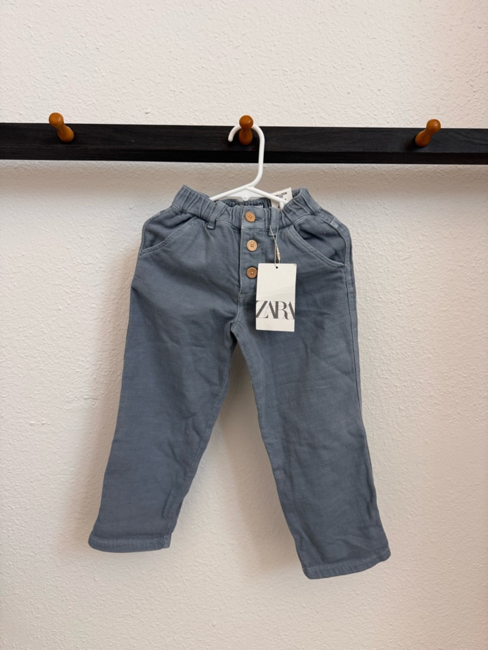 ZARA Kids Slate Gray Cotton Balloon Pants